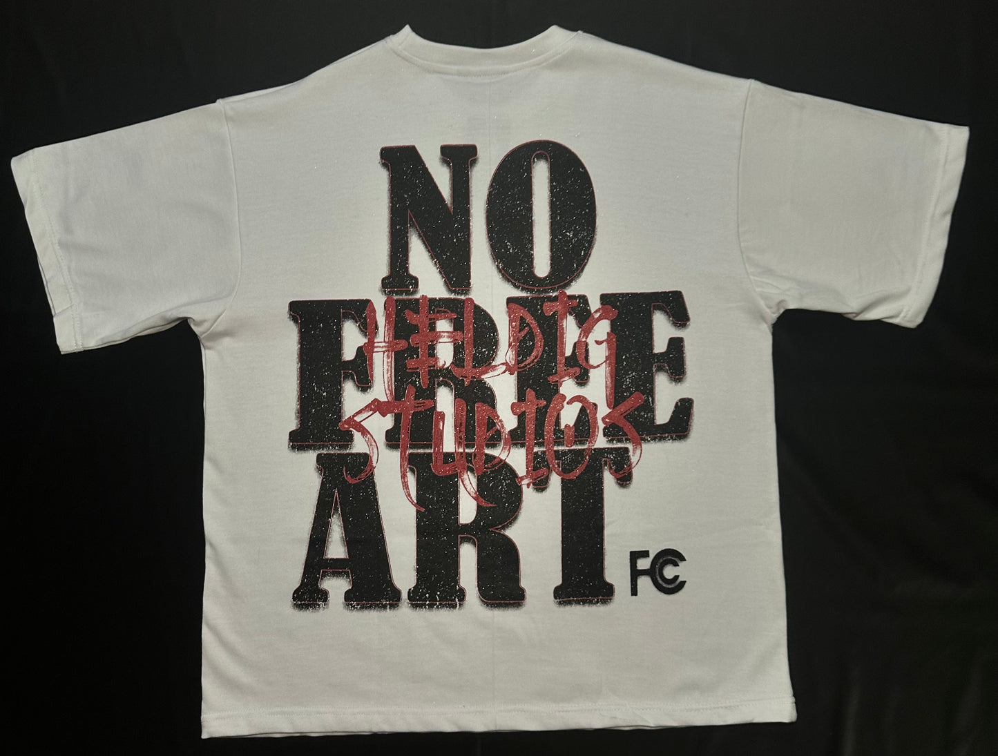 NO FREE ART OVERSIZED TEE